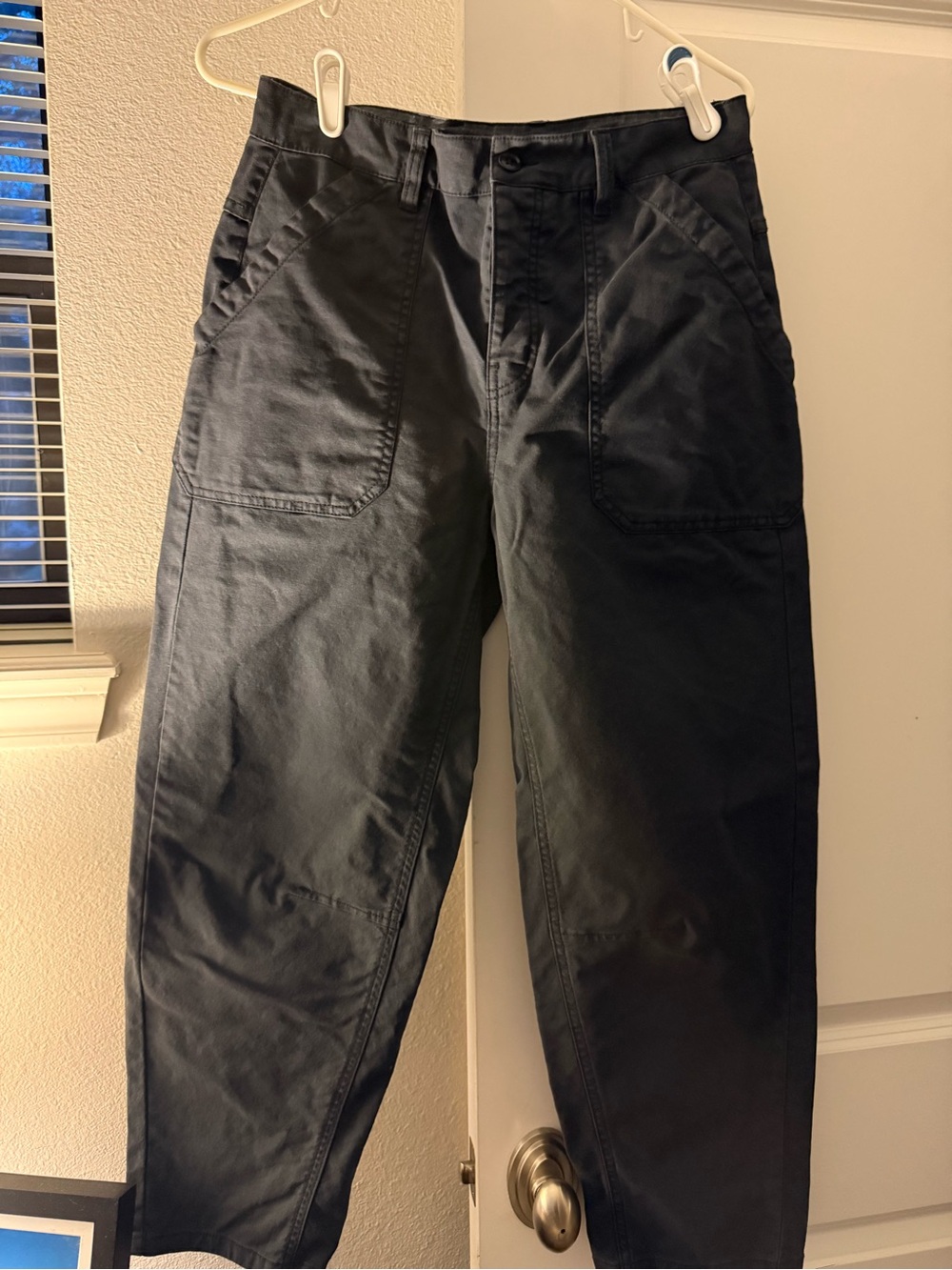 Prana Melrose Barrel Pants in Charcoal Gray